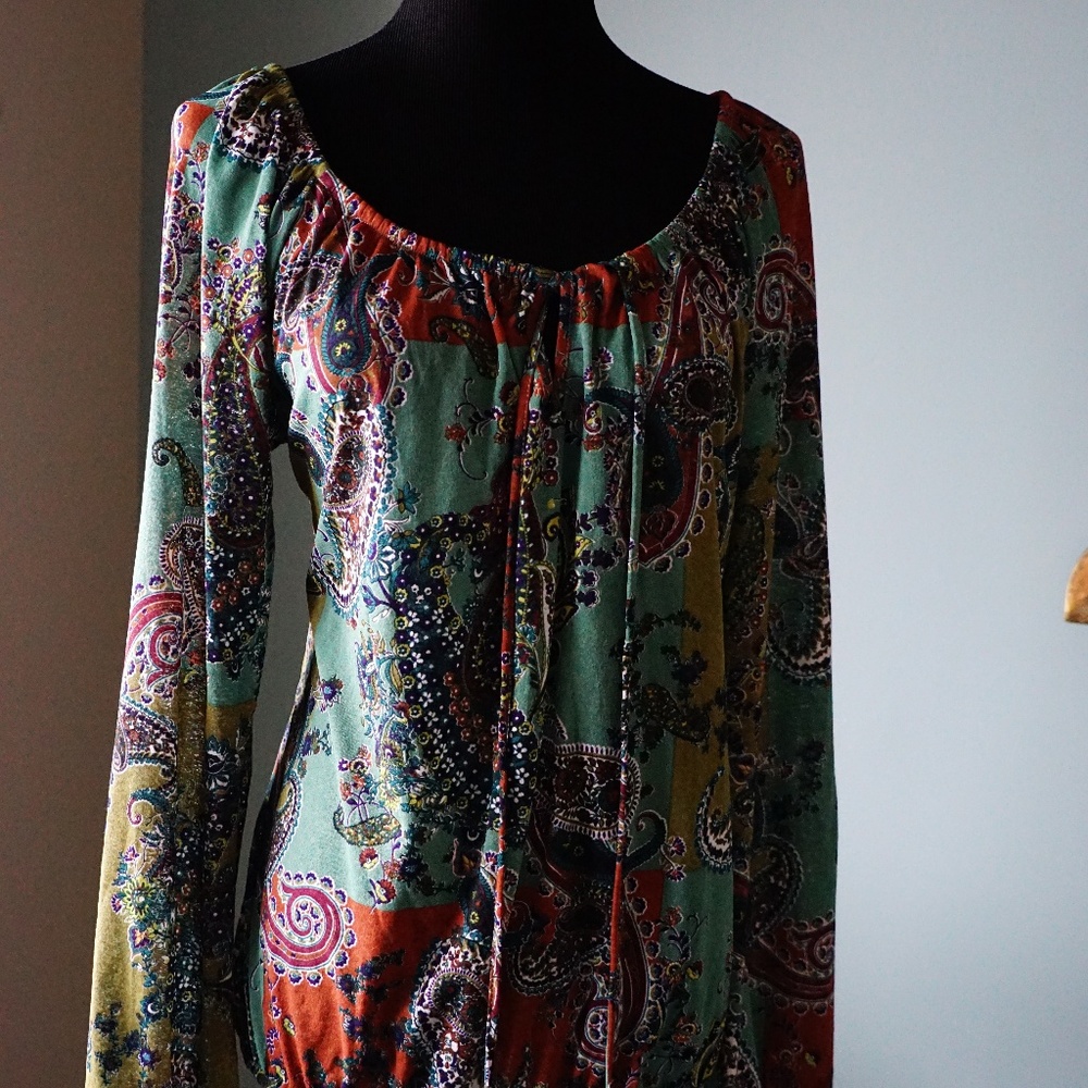 Karen Kane sheer blouse - Sz L